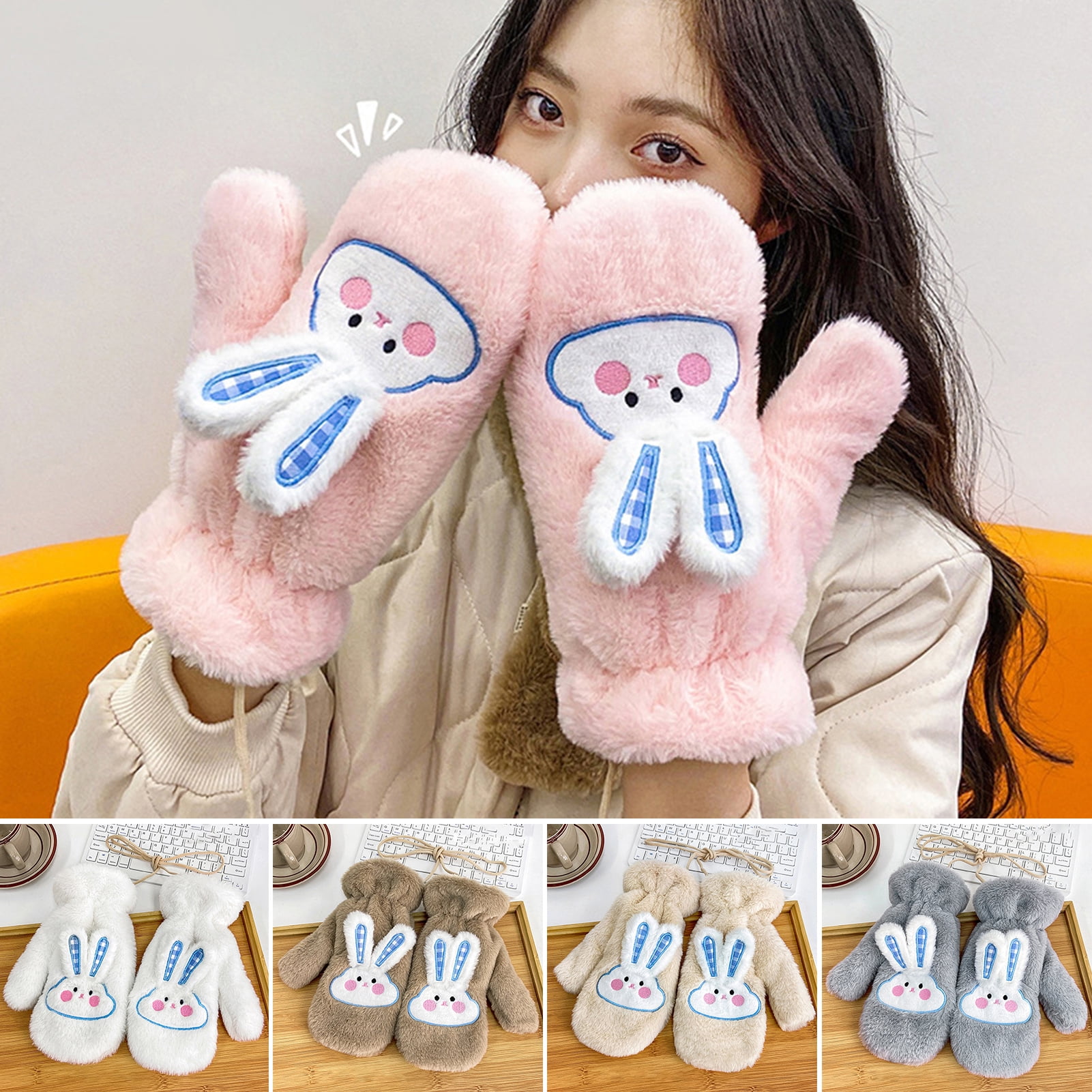 Womens wool 2024 winter gloves