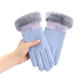 thumbnail image 1 of Women's Winter Gloves Warm Thermal Gloves Outdoor Cold Weather Gear for Daily Driving Full Finger Cover, 1 of 4