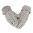 thumbnail image 1 of Women's Winter Gloves - Warm Wool Knit Mittens, Plush Lined, One Size, 1 of 3