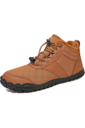 Women's Winter Outdoor Barefoot Boots Minimalist, Warm, Zero Drop, Waterproof Snow Boot for Men and Women. Slip-On Barefoot Footwear for Wide Feet. Ideal for Hiking in Snow.