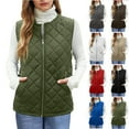 thumbnail image 1 of Women's Winter Hooded Jacket with Side Zipper Pockets, Women's Jackets Coats Outerwear, Solid Color Loose Fit Casual Warm Fleece Lined for Daily Streetwear Travel Fashion Essential, 1 of 9