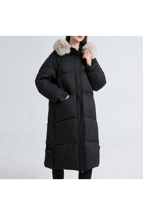 Women's Winter Down Jacket 2024 Popular Style Long Sleeve Zipper Loose Warm Down Jacket Warm Light Weight Jacket for Women 2xl Womens Winter Coat Heavy Weight Long Winter Coats Light Winter Coat for