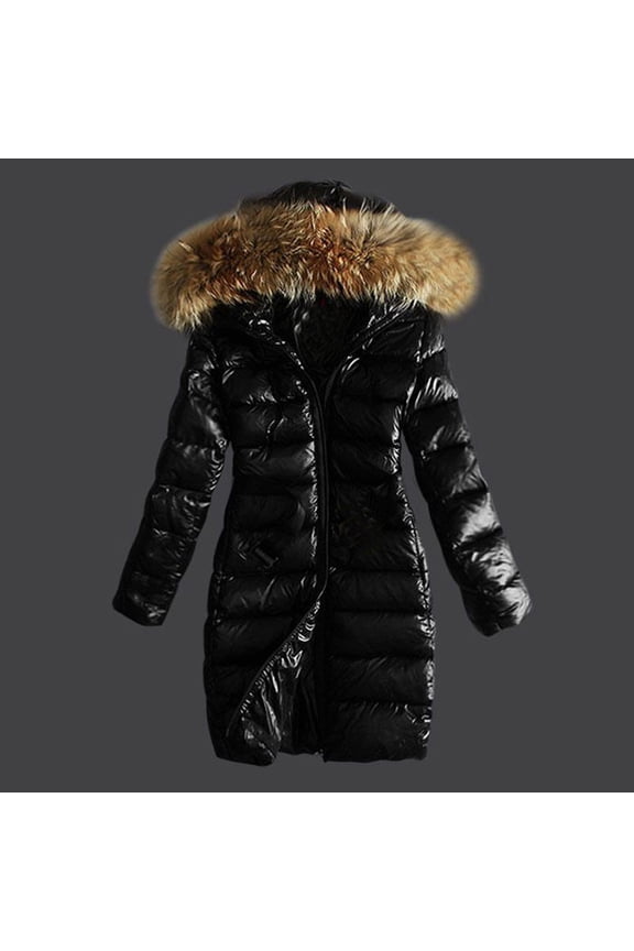 Women's Winter Jacket With Down Insulation Jacket And Detachable Hood Super Coat down Jacket Olive Puffy Jacket Womens plus Size Warm Winter Jackets Women Coat Winter Fashion for Women plus Size