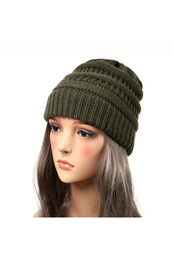 Women's Winter Knit Casual Thick Soft Fashion Warm Thick Hat Unisex Thermal Retention Hat Mad Hat Men Plaid Hat Glove Scarf Set Men Flannel Hats Men Head Gear Winter Warm Weather Hats for Men down
