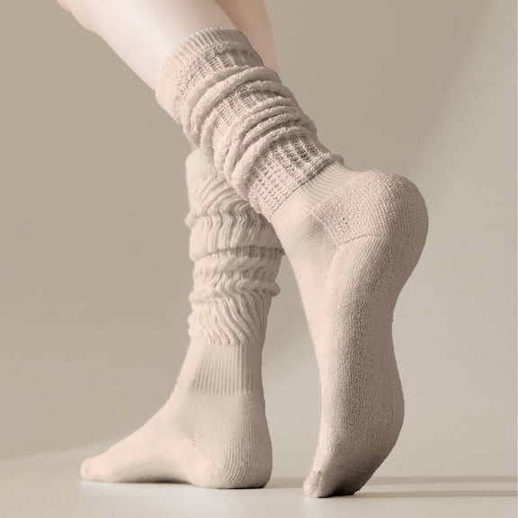 Women's And Winter Korean Three Cake Socks With Pearl Velvet In The Tube Women's Socks Stoking Tights Women Control Top plus Ringleader Boots Thigh High No Run Stockings Thigh High Pattern Stockings