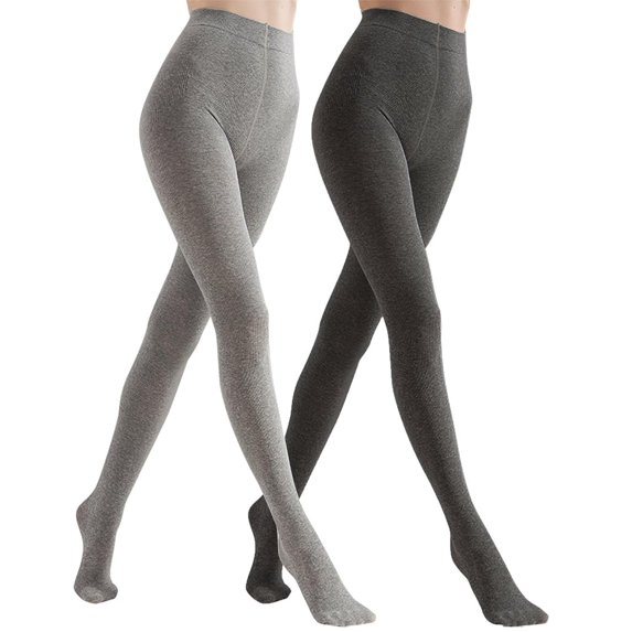 Women's Winter Leggings Warm Opaque Tights, Stretchy Cotton Tights 140 Denier
