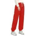 thumbnail image 1 of Women's Winter Lined Casual Trousers with Elastic Waistband for Outdoor Athletic Activities and Cozy Wear Comfortable Sweatpants for Women Relaxed Fit Pant, 1 of 5