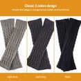 thumbnail image 1 of Women's Winter Long Leg Warmers 3 Pairs，Grey-White Black-White One-Size, 1 of 6