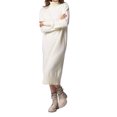 thumbnail image 1 of Women's Winter Maxi Sweater Dress Oversize Long Sleeve Knit Pullover Bell Loose, 1 of 5