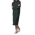 thumbnail image 1 of Women's Winter Maxi Sweater Dress Oversize Long Sleeve Knit Pullover Bell Loose, 1 of 5