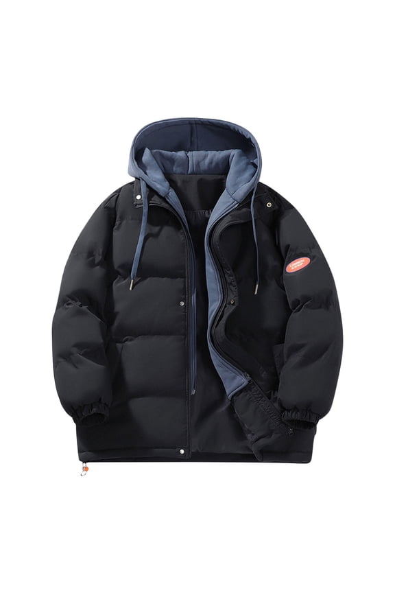 Women's Winter Padded Down Coat Jacket Hooded Drawstring Long Sleeve Jacket Outwear Full Zipper Button Pocket Warm Jacket