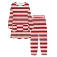 thumbnail image 1 of Women's Winter Pajama Set 2 Piece Fleece Pullover Tops and Pants Outfit Warm Loungewear Cozy Sleepwear New Plus Size Pajamas Red L, 1 of 5