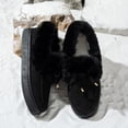 thumbnail image 1 of Women's Winter Round Toe Platform Fleece Lined Cotton Shoes, Thick Warm Sole Breathable Upper, Casual Warm Sneakers for Daily Leisure, 1 of 4