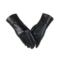thumbnail image 1 of Women's Winter Screen Lined Windproof Warm Fashion Dress Gloves for Everyday Use,Color:Black, 1 of 8
