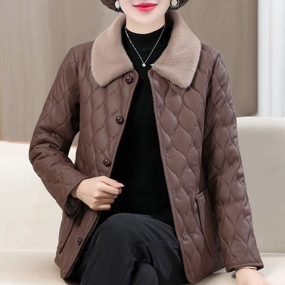 Women's Winter Short Warm Jacket-Thick Cotton Jacket
