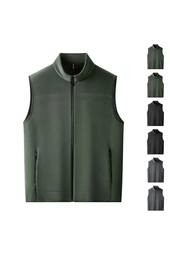 Women's Winter Sleeveless Zip Up Coat Jacket Outerwear Vest with Pockets, Casual Warm Quilted Puffer Vest for Women, Fashion Essential for Fall Winter Streetwear Travel | CSEONE,Army Green XL