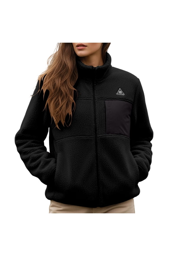 Women's Winter Smart Heated Jacket with 4 Warm Zones Color: Black Size: M