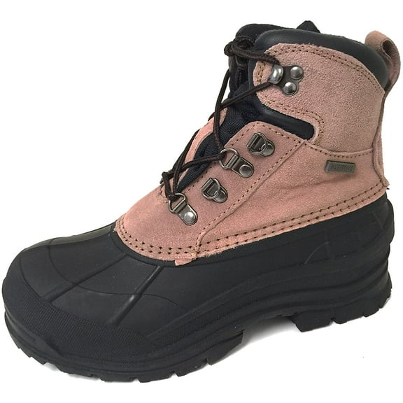 Women's Winter Snow Boots Leather Thermolite Insulated Hiking Shoes