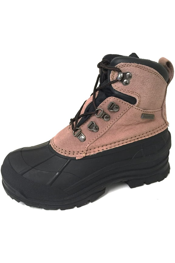Women's Winter Snow Boots Leather Thermolite Insulated Hiking Shoes