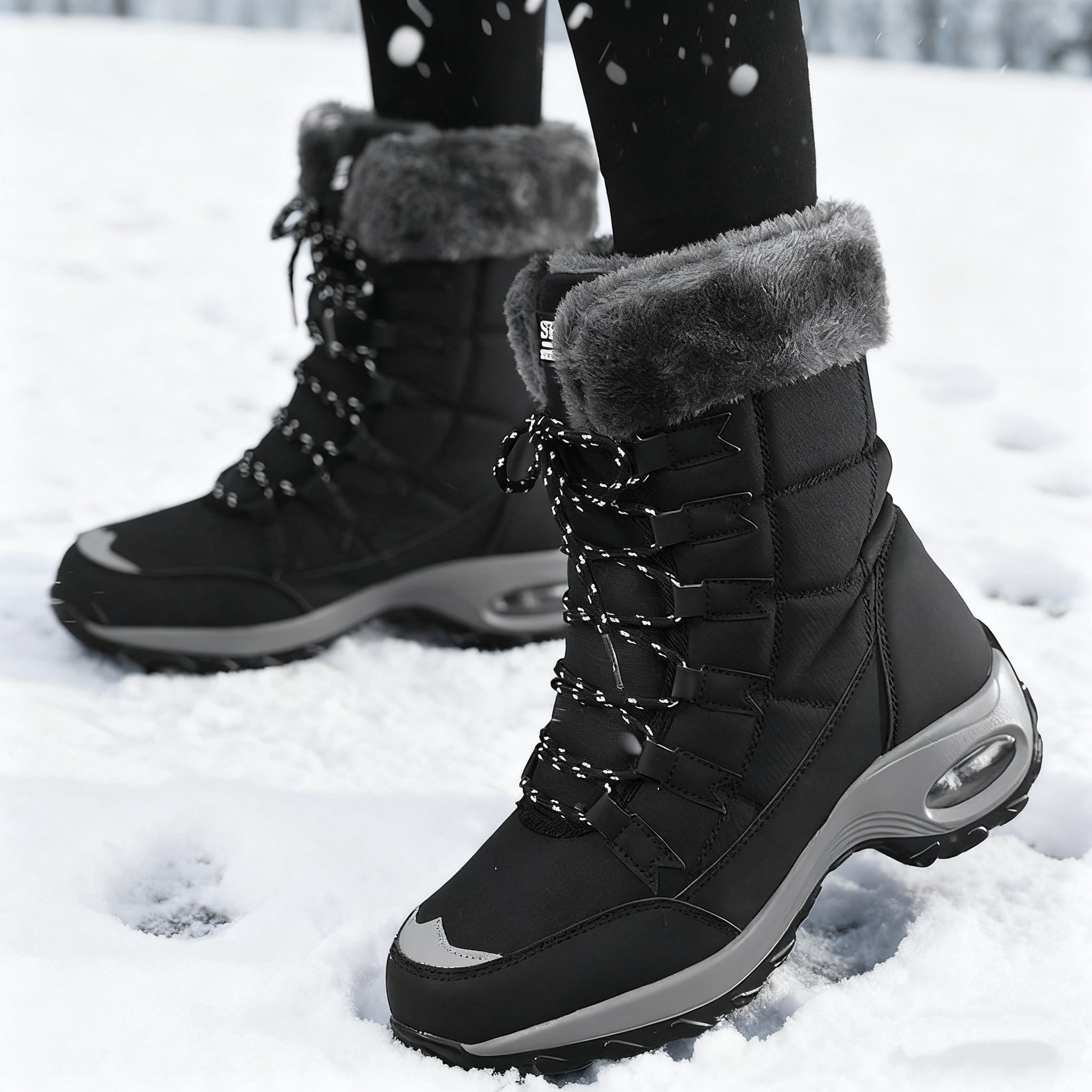 Women snow boots Waterproof Winter Snow Boots Waterproof and insulated ...