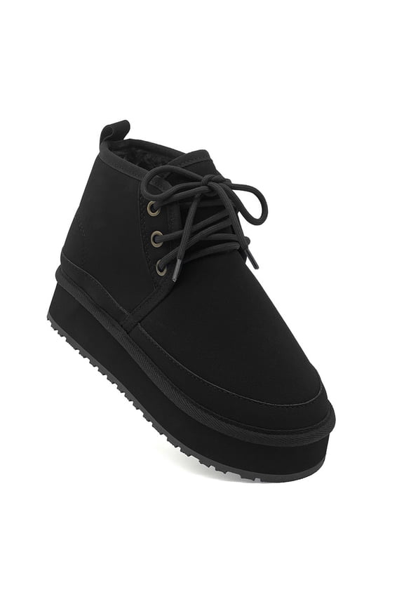 Women's Winter Snow Boots,Soft Comfy Warm Faux Fur Lined Women Ankle Boots Slip On Fuzzy Short Boot