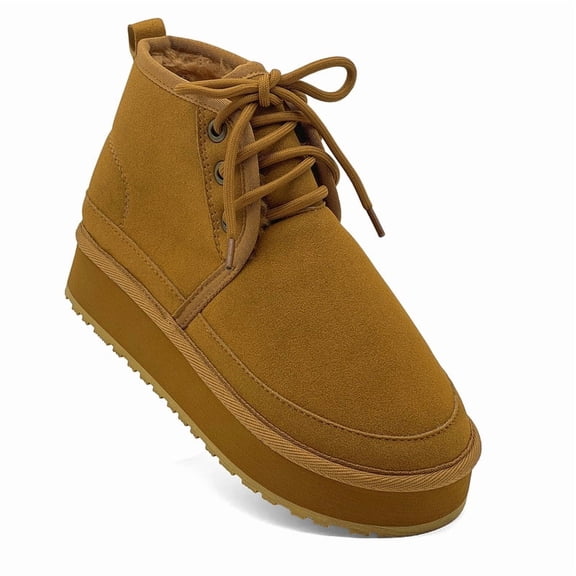 Women's Winter Snow Boots,Soft Comfy Warm Faux Fur Lined Women Ankle Boots Slip On Fuzzy Short Boot