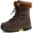 thumbnail image 1 of Women's Winter Snow Boots - Waterproof Platform Hiking Boots with Cotton-lined & Anti-Slip Sole, 1 of 7