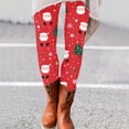 thumbnail image 1 of Women's Winter Snowflake Patterned Leggings High Waist Stretchy Warm Pants for Cold Weather, 1 of 1