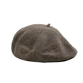 thumbnail image 1 of Women's Winter Solid Color Beret Painter Hat Warm Wool Style, 1 of 3