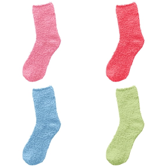Women's Winter Solid Color Thickened Plush Floor Sleeping Socks 1 Pair for Home Comfort