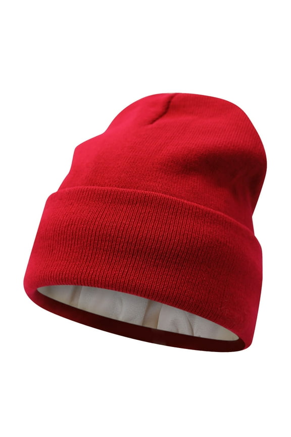 Women's Winter Stylish Solid Color Knit Hat - Themed Lined Warm Woolen Cap, Versatile Commute Casual Outdoor Headwear,Size:One Size