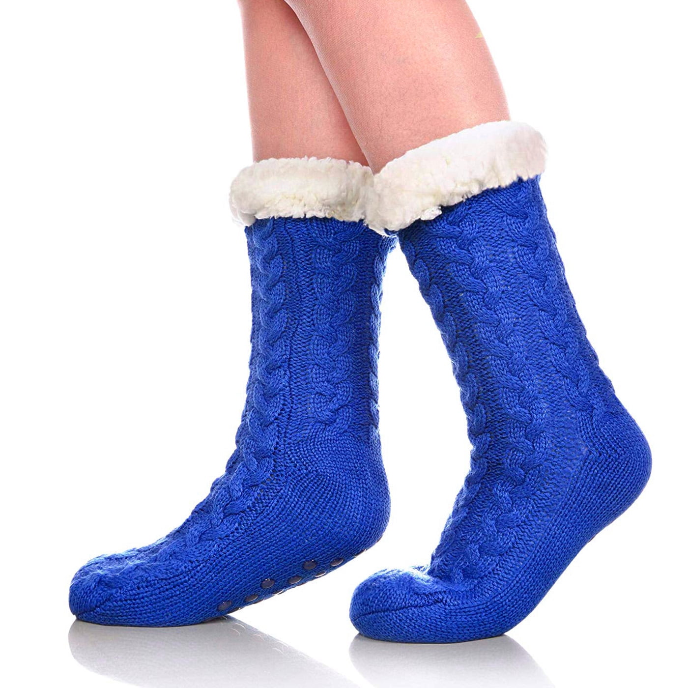 Women's Winter Super Soft Warm Cozy Fuzzy Fleece-lined Anti slip ...