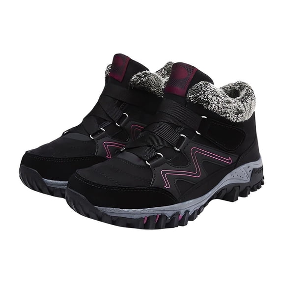 Women's Winter Thermal Boots Warm Hiking Comfy Snow Boots Sneakers Walking Shoes
