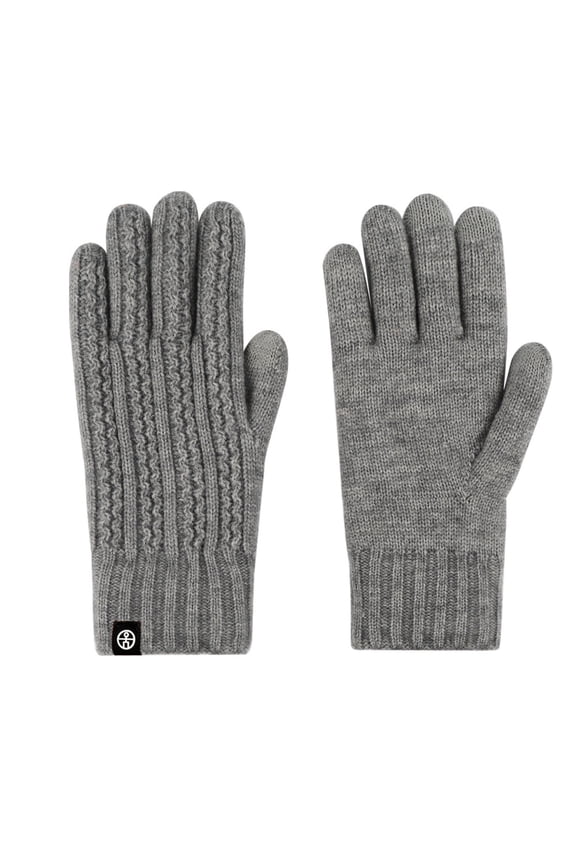Women's Winter Thermal Knit Gloves with Touchscreen Capability for Cold Weather and Warmth