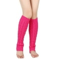 thumbnail image 1 of Women's Socks - Women's Winter Over The Knee Socks Medium Length Lightweight Thickening Warm Keep Heat Thermal Comfort,Hot Pink, 1 of 3