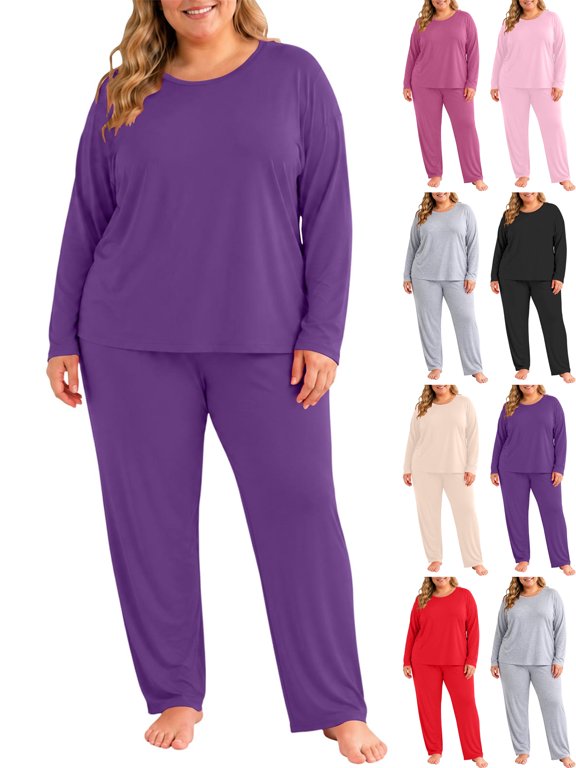 Women's Winter Thermal Set Warm Fleece Lined Base Layer Top & Leggings, Slim Fit Long Johns for Cold Weather
