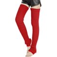 thumbnail image 1 of Women's Winter Thick Knit Extra Long Thigh High Leg Warmers, 1 of 1