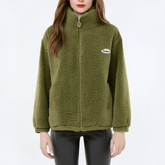 Women's Winter Thickened Casual Stand Collar Warm Jacket Winter Coat Women 3xl Clothes for Women Hooded Jackets plus Size Lined Coats for Women Womens Jackets And Coats Womens Coat Aline Coat plus