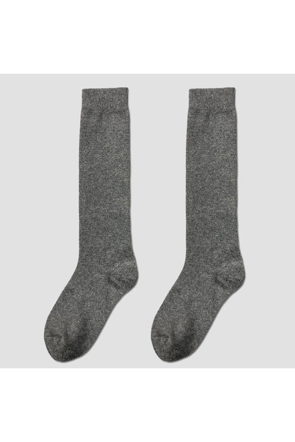 Women's Winter Thickening Warm Medium Length Leg Socks Keep Warm Sock High The Knee Lightweight Socks Phrase High Waist Fishnet Pantyhose Thigh High Sock Boots Ladies Stockings Dark Fishnet Tops