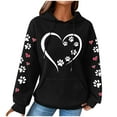 thumbnail image 1 of Women's Winter Tops Women Christmas Sweater Hoodies Women Clearance Women Long Sleeve Shirt Crewneck Sweater Women Fashionable Women's Printed Pullover Round Neck Top, 1 of 4