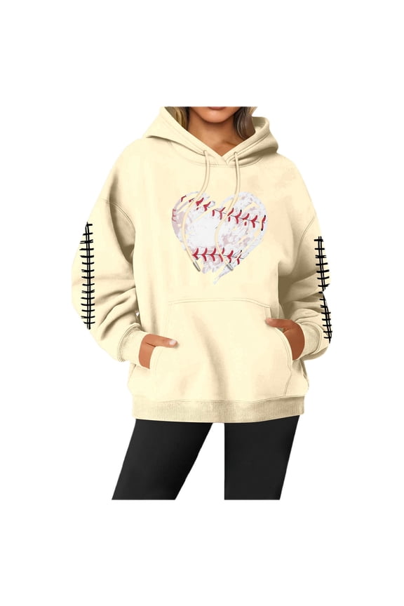 Women's Winter Track Hoodie Inspiration Letter Print Long Sleeve Workout Pullover Sweatshirt Top
