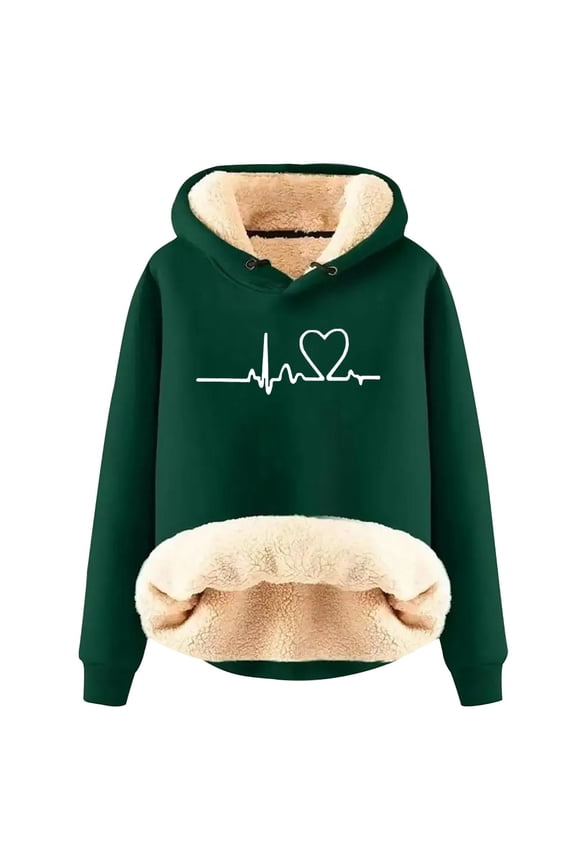 Women's Winter Velvet Padded Warm Cardigan Hooded Sweatshirt Jacket for Women Pursuit Comfort and Style Blue M