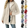 thumbnail image 1 of Women's Winter Warm Coats Puffer Jacket Long Drawstring Waterproof Snow Parka With Removable Faux Fur Trim Hood,NEW-Pink_2XL, 1 of 9