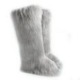 thumbnail image 1 of Women's Winter Warm Fluffy Faux Fur Knee High Snow Boots -Fashionable & Cozy Non-Slip Sole Long Boots, 1 of 5