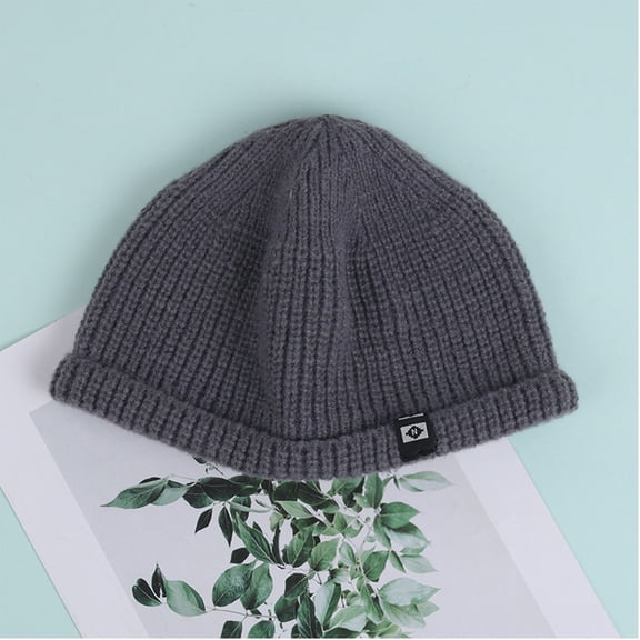 Women's Winter Warm Knit Hat with Thick Fleece Lining, Cold Proof Ear Protection Beanie for Cold Weather, Face Slimming Wool Blend Thermal Cap for Daily Wear, Soft Stretchable Winter Skull Cap