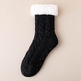 thumbnail image 1 of Women's Winter Warm Socks, Cozy Fuzzy Interior and Durable Non-Slip Grippers on The Bottom US 6 to 11, 1 of 5