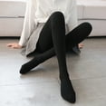 thumbnail image 1 of Women's Winter Warm Stretchy Thermal Leggings Pants Fleece Lined Tights, 1 of 8