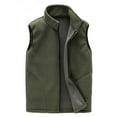 thumbnail image 1 of Women's Winter Warm Vests Outerwear Fleece Lightweight Zip up Sleeveless Outdoor Jacket with Pocket New Army Green M, 1 of 8