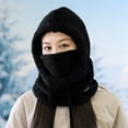 thumbnail image 1 of Women's Winter Warm Wool Knit Hat with Bear Ears for Cold Weather, 1 of 6