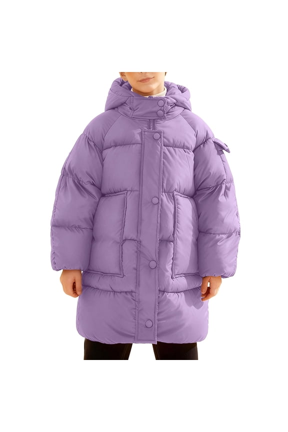 Women's Winter Warmth Ensuring Thickened Hooded Coat for Chilly Days – Stylish and Comfy Long Down Jacket for Cold Weather